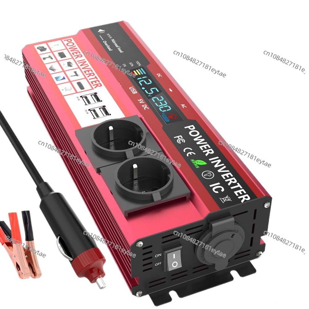 Power Inverter 12V 220V 4000W Continuous - 12V zu 220V 4000W Spitzenleistungs-Wechselrichter 800W