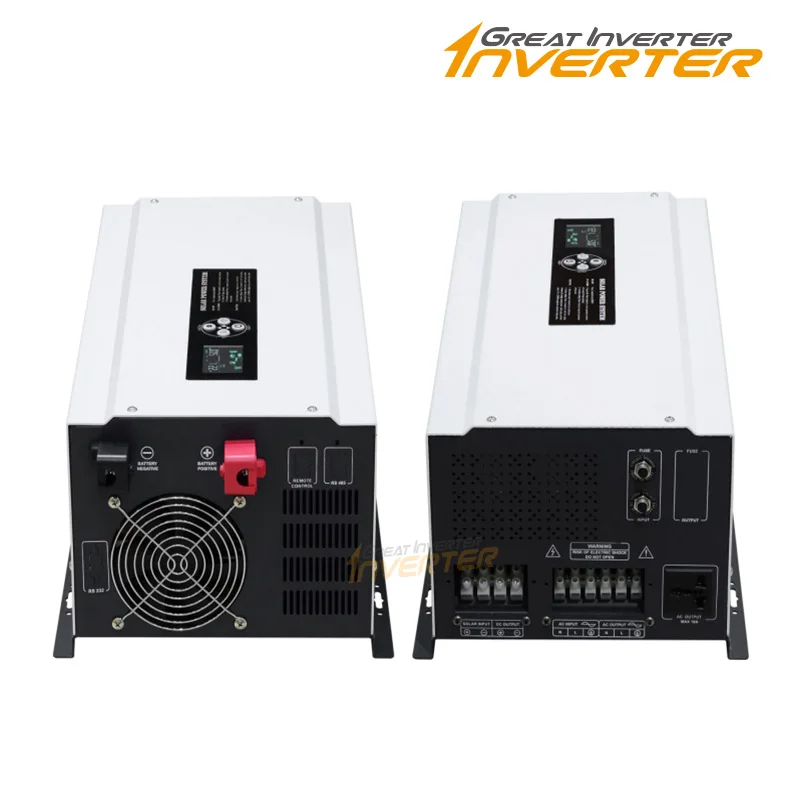 Toroidal Transformer Inverter 5000W - 5 kW Solar-Hybrid-Wechselrichter, reine Sinuswelle, 24