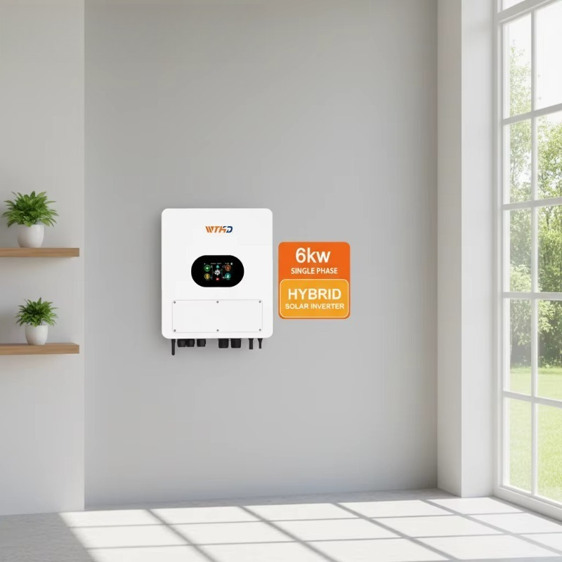 Off Grid Solar Inverter 48V 6000W - IP65 48V 6KW Hybrid-Solarwechselrichter Einphasig Reine