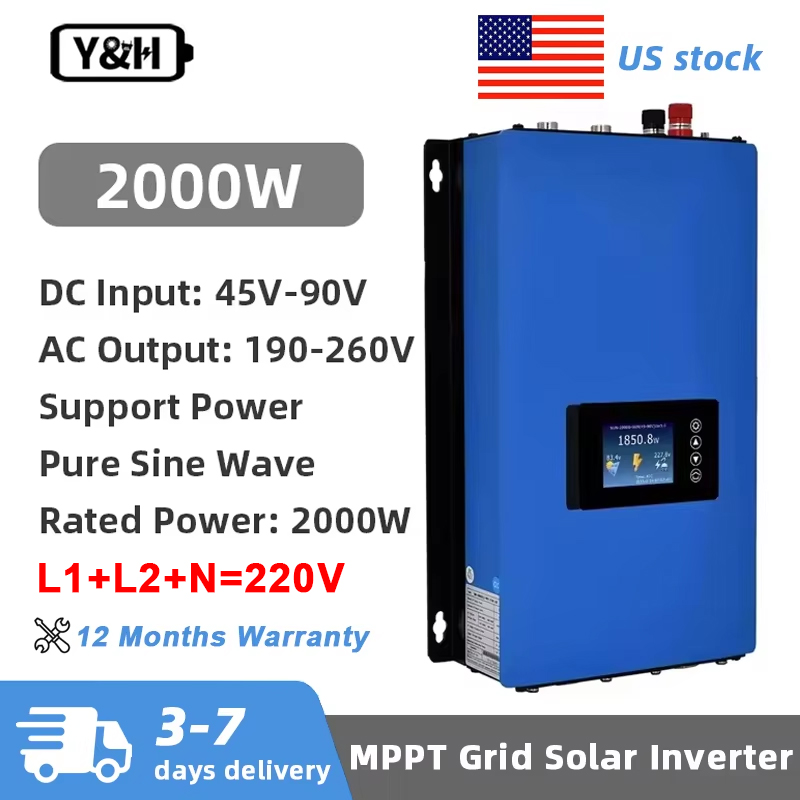 Y&H 2000W MPPT Solar Grid Tie  – Grid Tie Inverter Limiter 2000W Bewertung und Preis