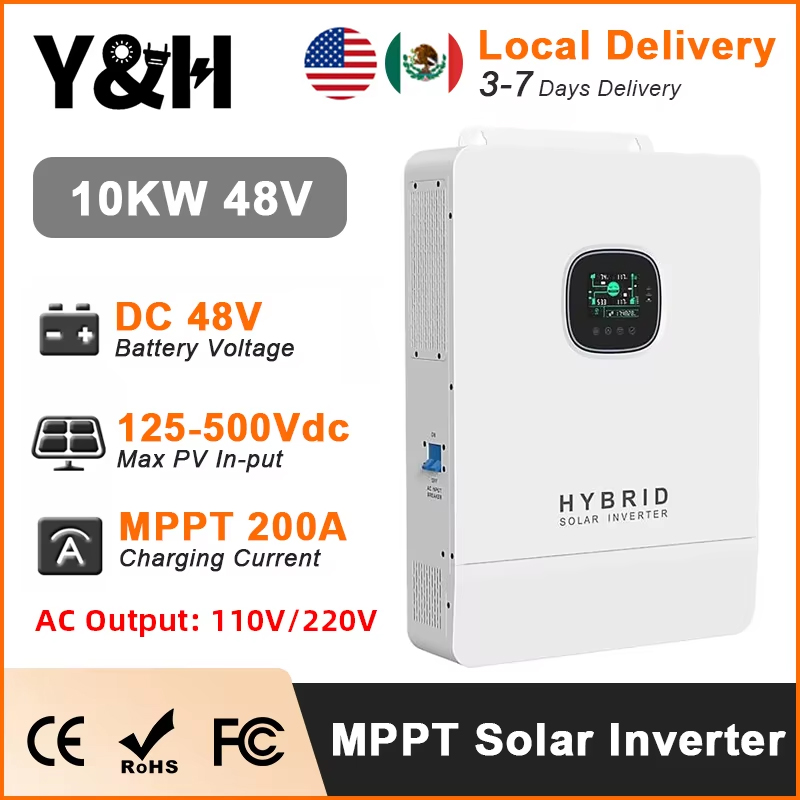 Y&H 10 kW Hybrid-Solarwechselr – Split Phase Inverter 10Kw 110V 220V Bewertung und Preis