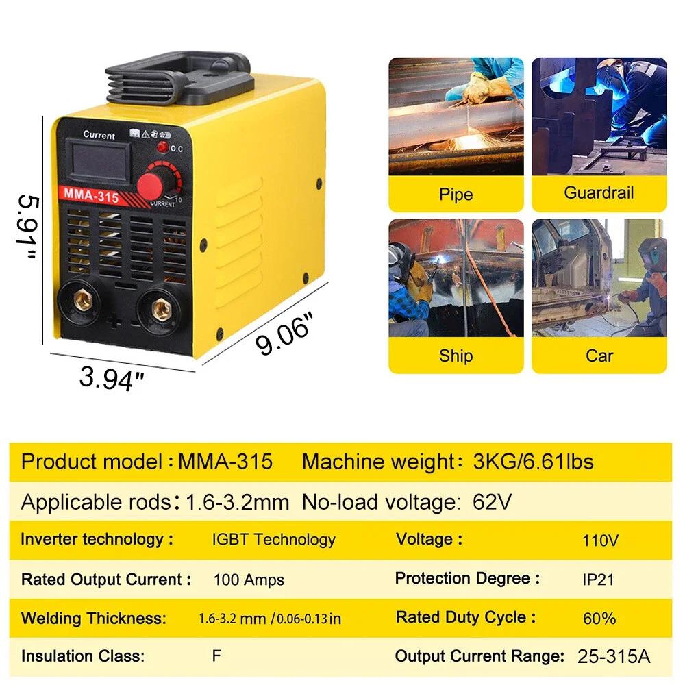 110V 300A Mini IGBT Lichtbogen – Inverter Welding Machine Igbt 300A Bewertung und Preis