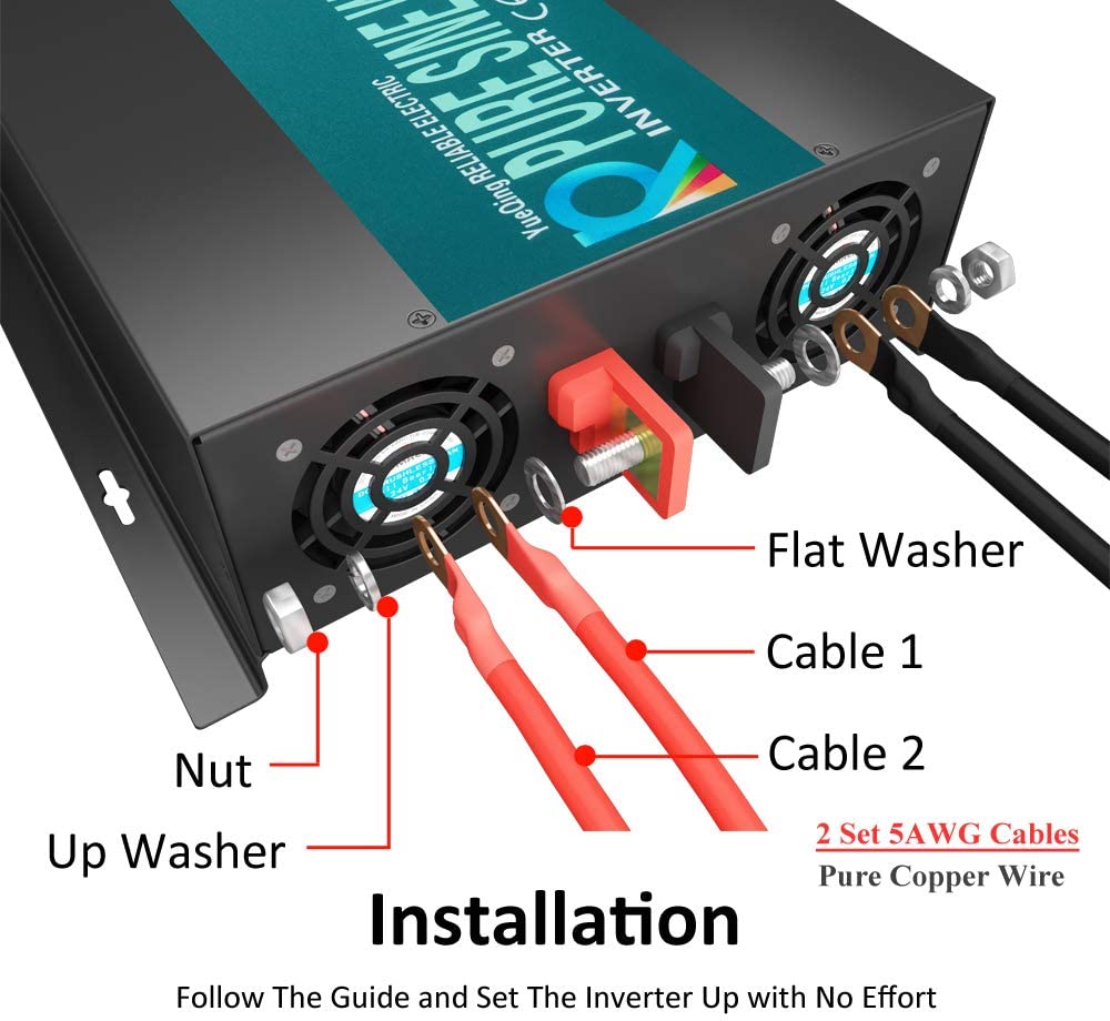 Zuverlässiger reiner Sinus-Wec – Inverter Pure Sine Wave 60Hz 120V 3000W Bewertung und Preis