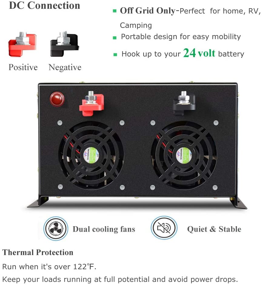 Off Grid reiner Sinus-Solar-We – Pure Sine Wave Inverter 5000W 48V 220V Bewertung und Preis
