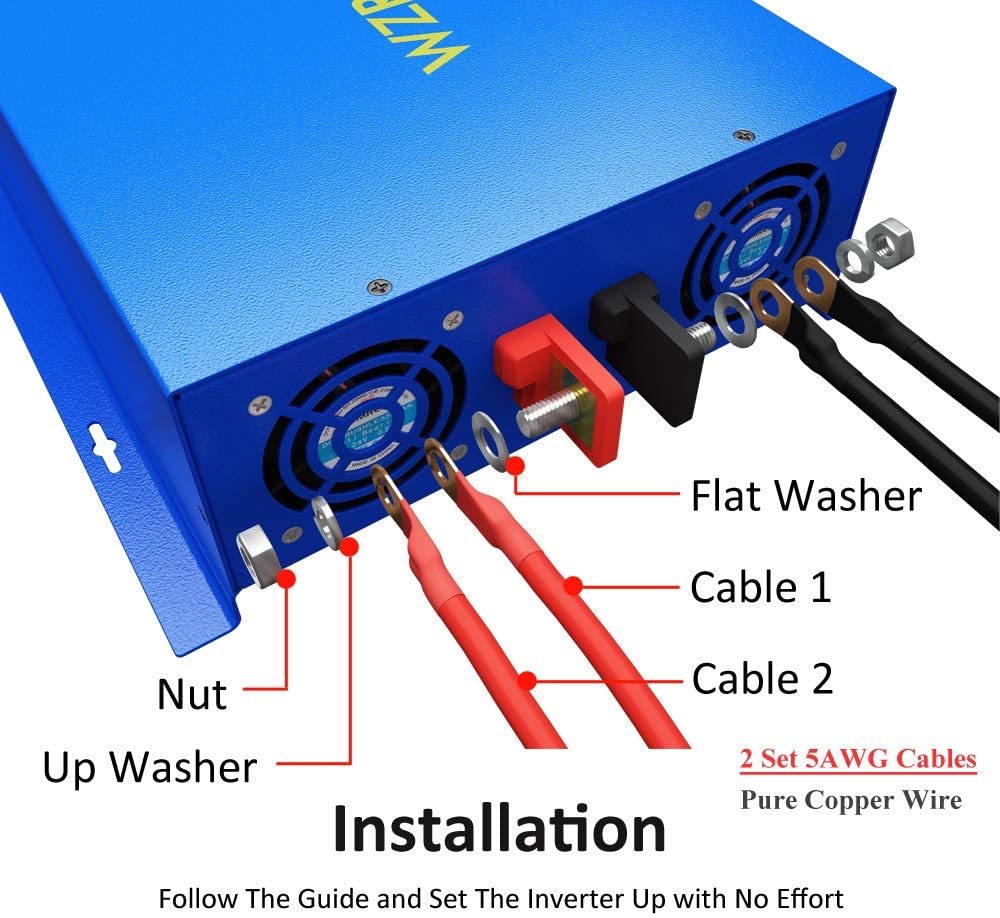Reiner Sinus-Wechselrichter 30 – Inverter Pure Sine Wave 60Hz 120V 3000W Bewertung und Preis